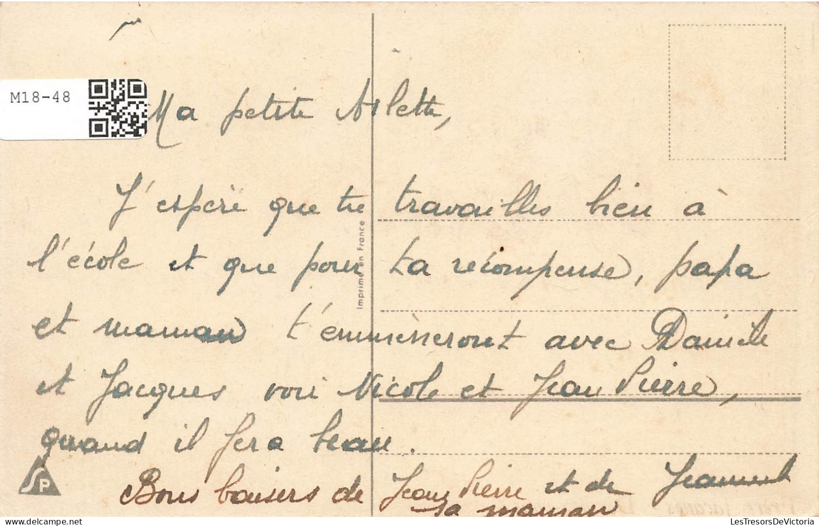 FANTAISIE - Animaux Habillés - Frère Jacques ! Dormez Vous ? - Chats Moines  - Carte Postale Ancienne - Dressed Animals