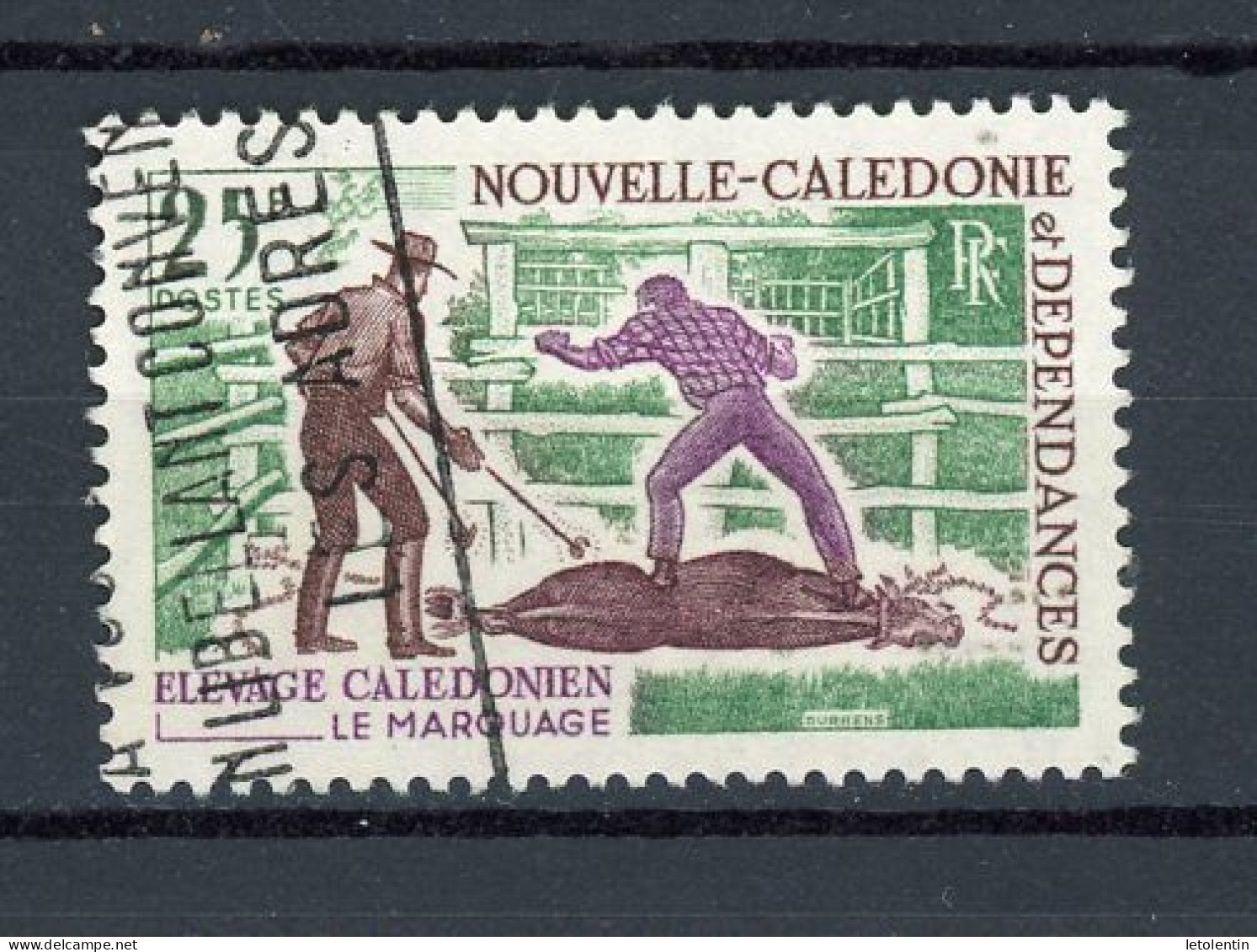 NOUVELLE-CALEDONIE RF - ELEVAGE   - N°Yt 357 Obli. - Used Stamps