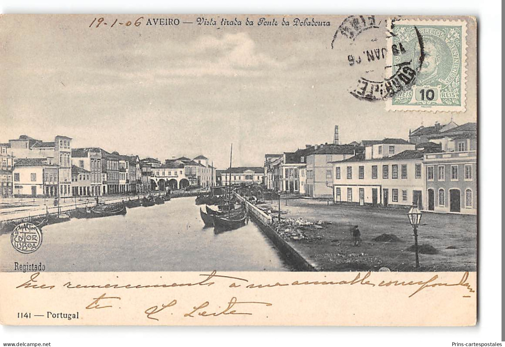 CPA Aveiro Vista Tirada De Ponte E Dobadoura - Aveiro