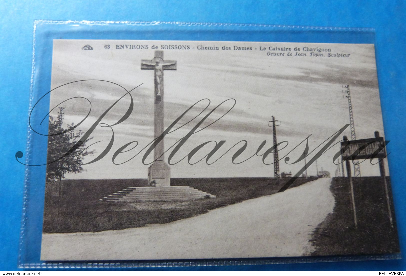 Calvaire De Chavignon Regio Soissons Chemin Des Dames  Scuplteur Jean Topin  D02 - Sonstige & Ohne Zuordnung