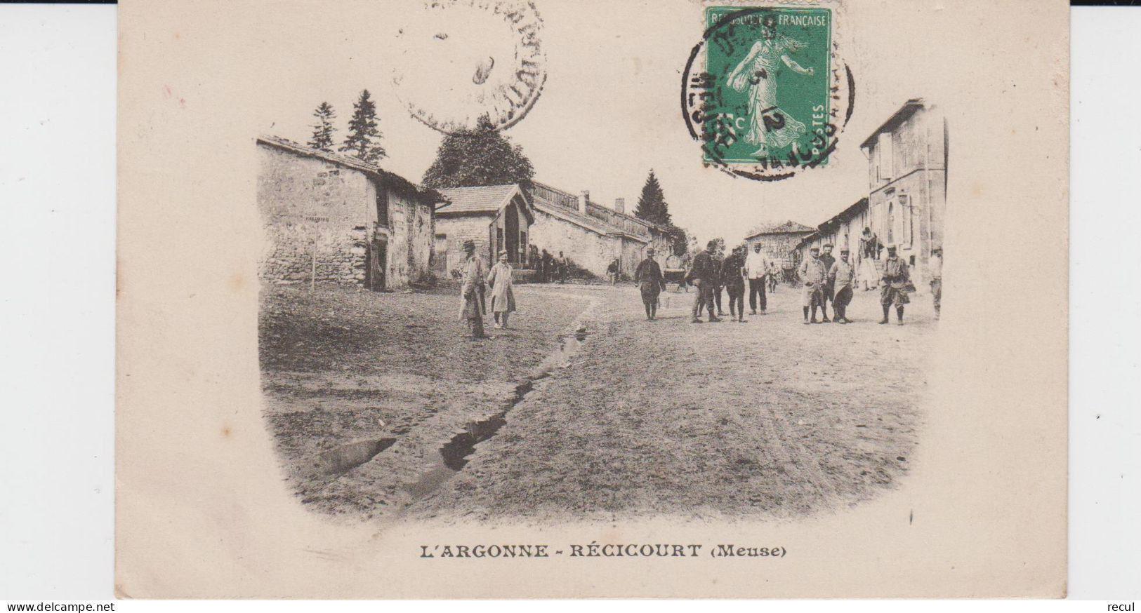 MEUSE -L'ARGONNE - RECICOURT ( Meuse ) - Pierrefitte Sur Aire