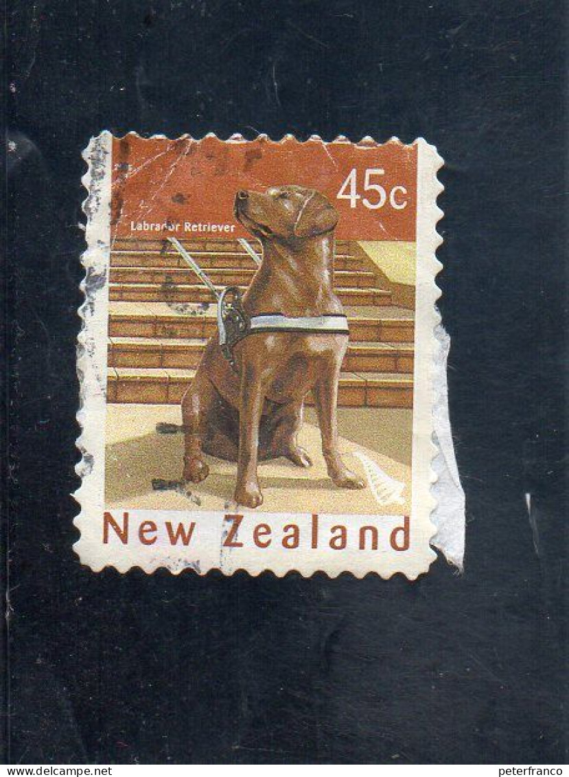 2006 Nuova Zelanda - Golden Retriever - Used Stamps