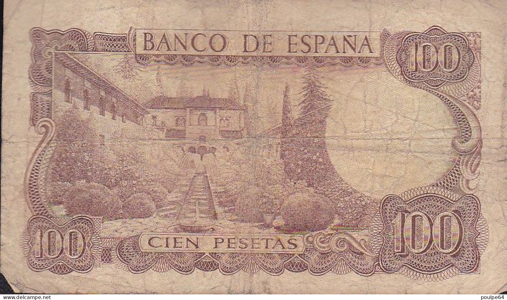 100 Pesetas - " Manuel De Falla " (1970) - 25 Pesetas