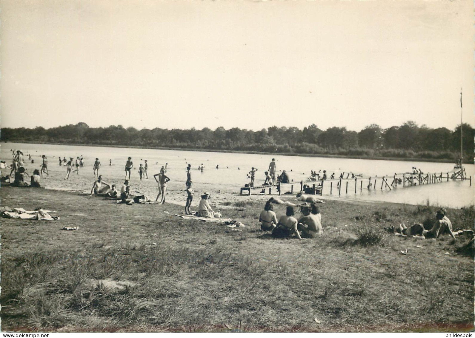 YVELINES  SAINT LEGER EN YVELINES  La Plage (cpsm) - St. Leger En Yvelines