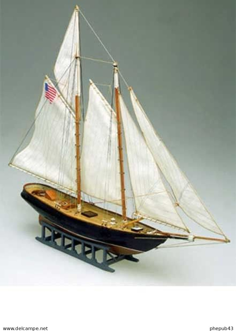 Schooner America - Goélette - 1851 - Yachting Mondial America - Maquette En Bois à Monter - C Mini Mamoli 1/140th (MM4) - Barcos