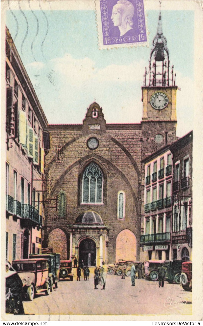 FRANCE - Perpignan - La Cathédrale - Colorisé - Carte Postale Ancienne - Perpignan