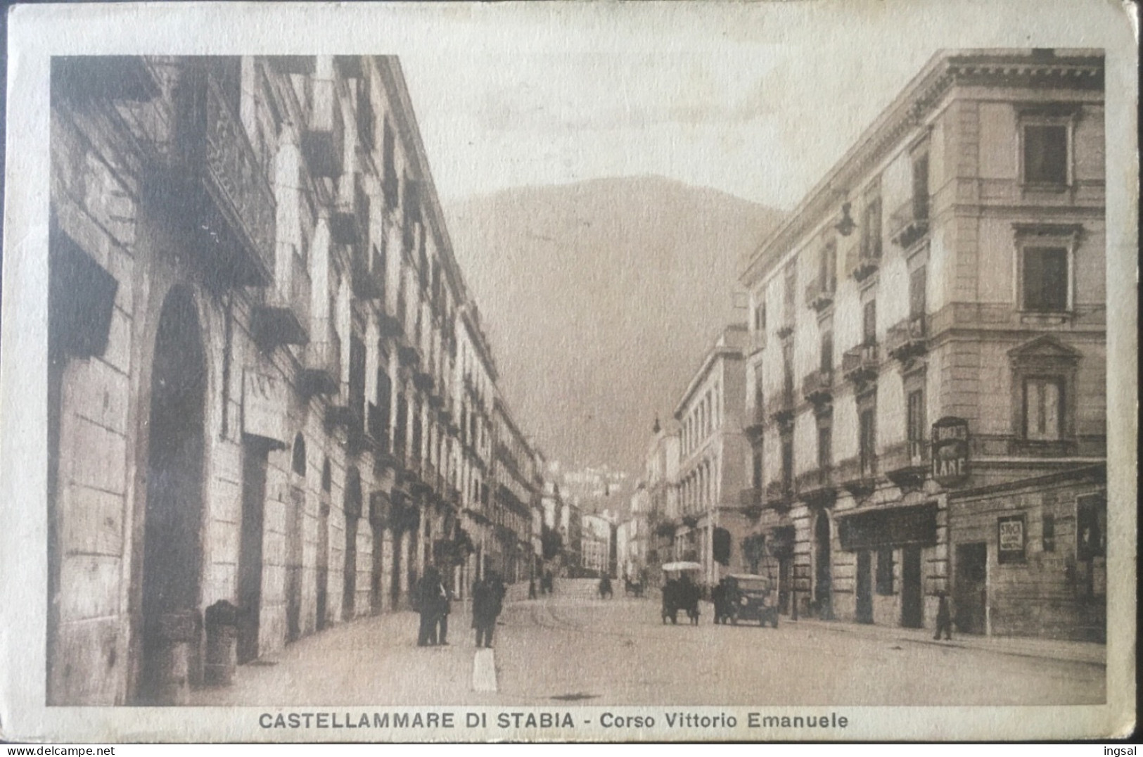 CASTELLAMMARE DI STABIA …..” Corso Vittorio Emanuele “. - Castellammare Di Stabia