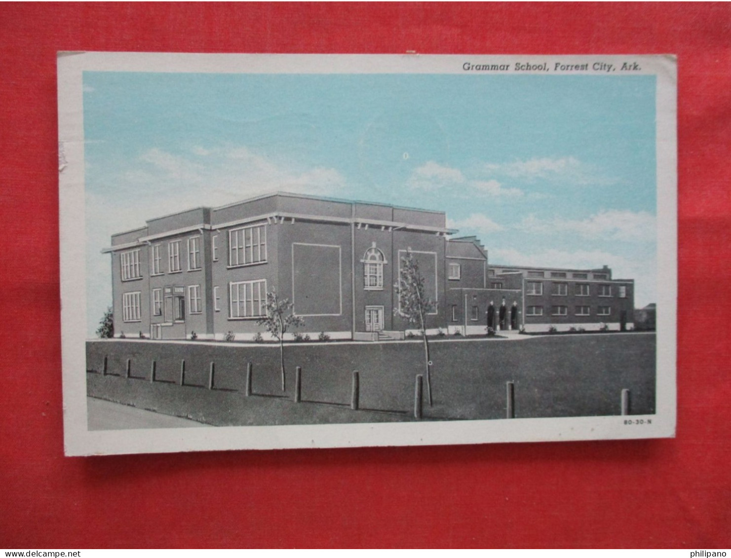 Forrest City Arkansas AR Postcard C1930s High School Building    Ref 6231 - Sonstige & Ohne Zuordnung