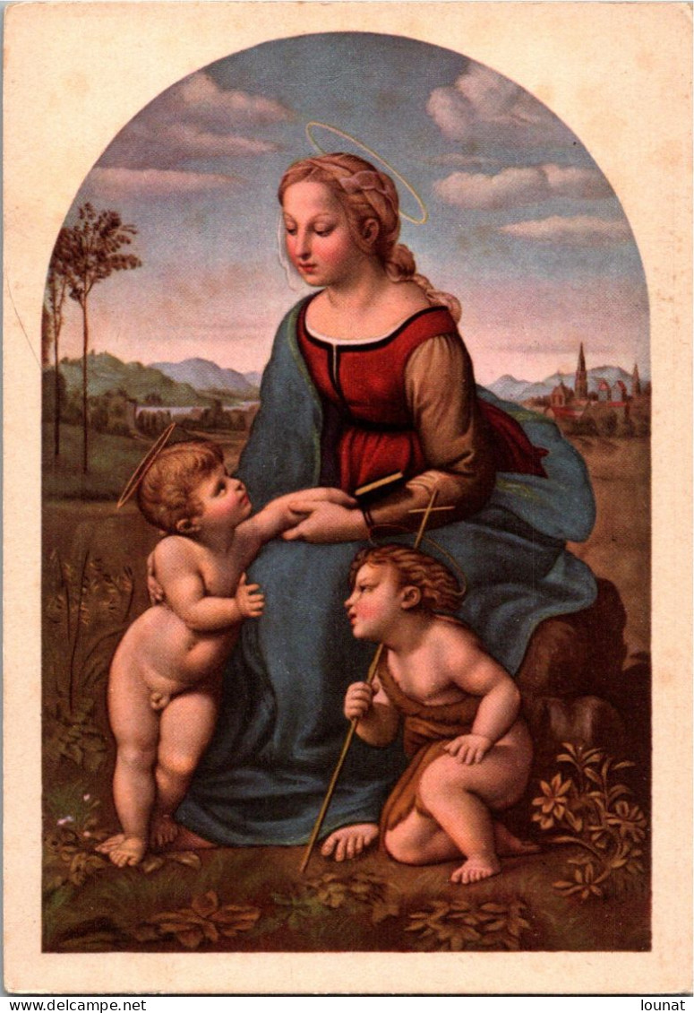 Religion - ART - La Belle Jardinière De Rafaello Santi - Ecole Italienne - Malerei & Gemälde