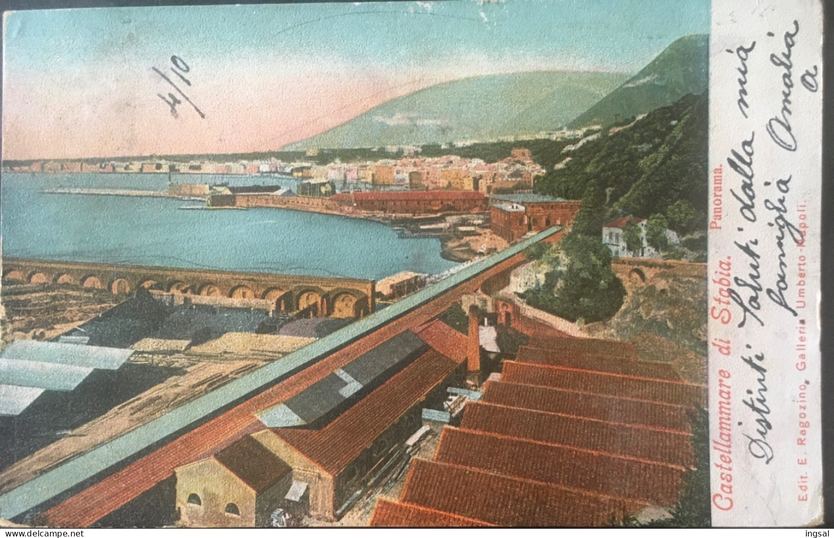 CASTELLAMMARE DI STABIA …..” Panorama “. - Castellammare Di Stabia