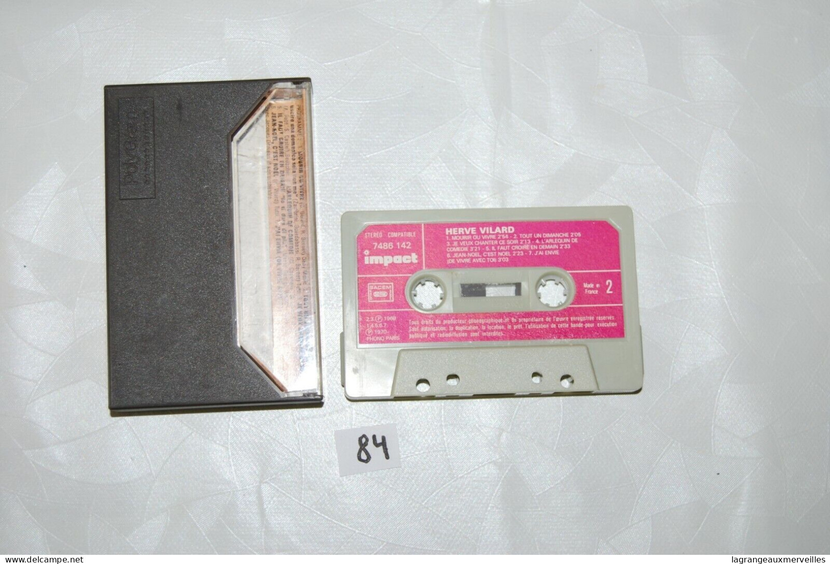C84 K7 Cassette Audio - Herve Villard - Casette Beta