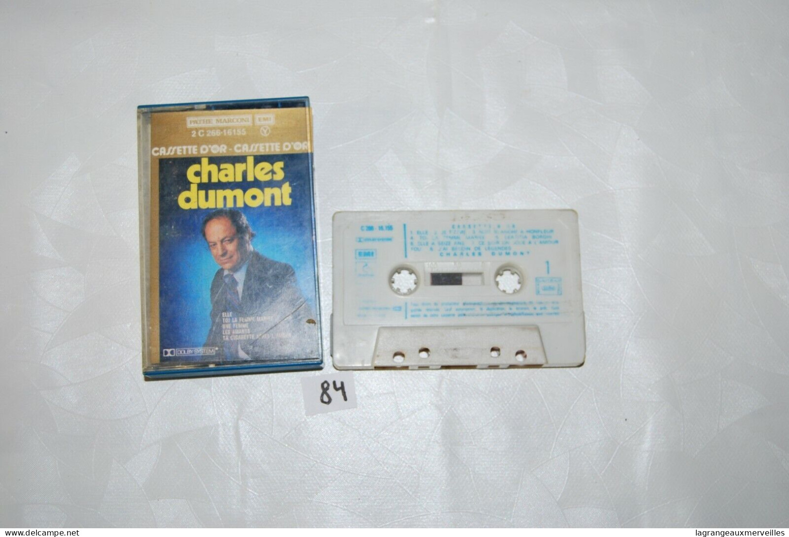 C84 K7 Cassette Audio - Charles Dumont - Beta-Tapes