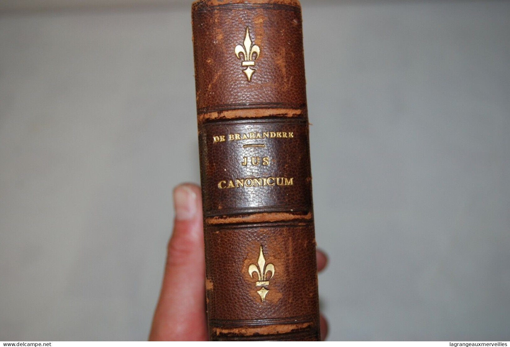 C229 Ancien Livre De Brabandere Jus Canonicum 1889 - Rare Book - Livres Anciens