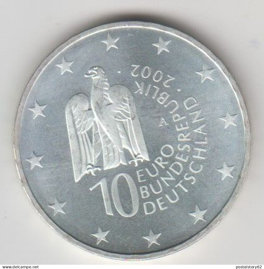 Germania,Commemorativa Argento 2002 - 10 Euro Museumsinsel In Berlin  FDC - Gedenkmünzen