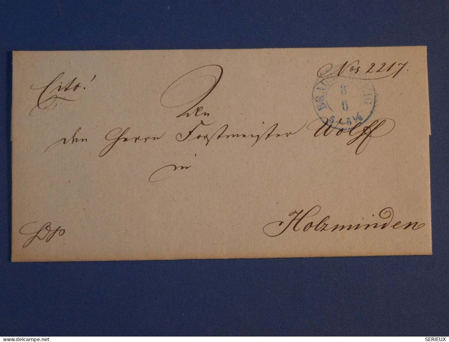 DD21  ALLEMAGNE BELLE   LETTRE  ENV.  1870 BRAUNSWEIG  +AFFRANCH. INTERESSANT+++ - Braunschweig