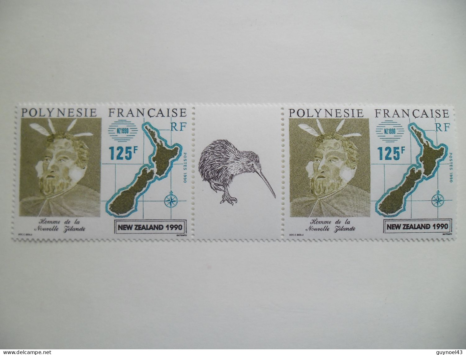 PF 1990 Y/T 363A   " NEW ZEALAND 1990 " Neuf*** Cote 10,00 Avec Ou Sans Bord De Feuille - Neufs