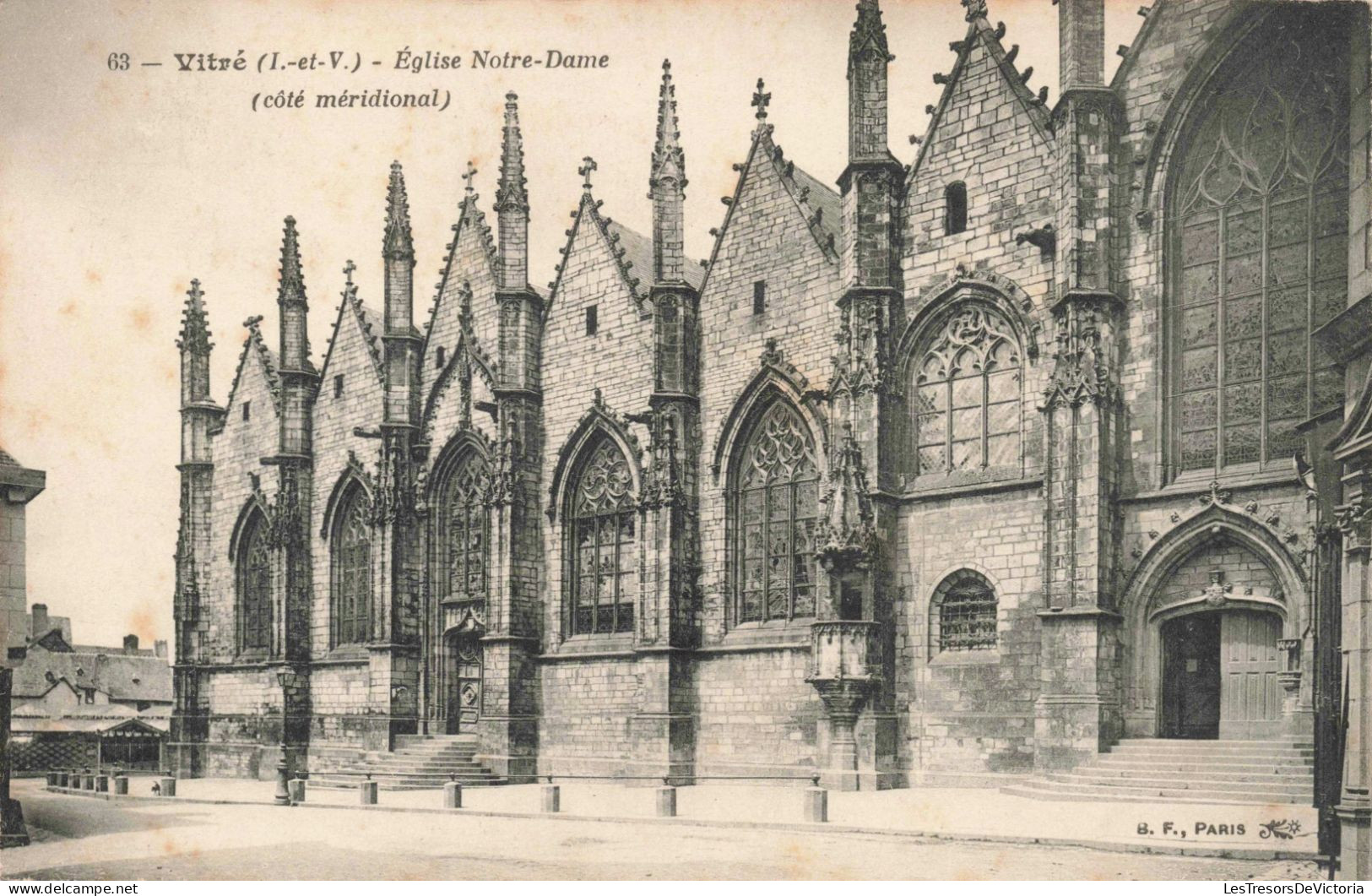 FRANCE - Vitré - Eglise Notre-Dame - Côté Méridional - Carte Postale Ancienne - Vitre