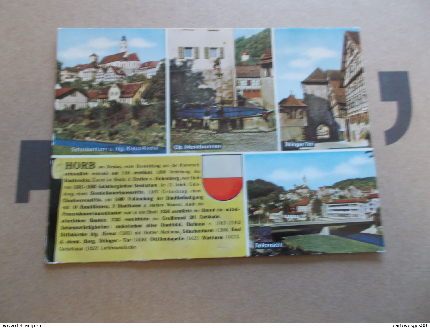 HORB AM NECKAR  BADE WURTEMBERG ( ALLEMAGNE GERMANY ) 4 JOLIES VUES DONT ANIMEES - Horb