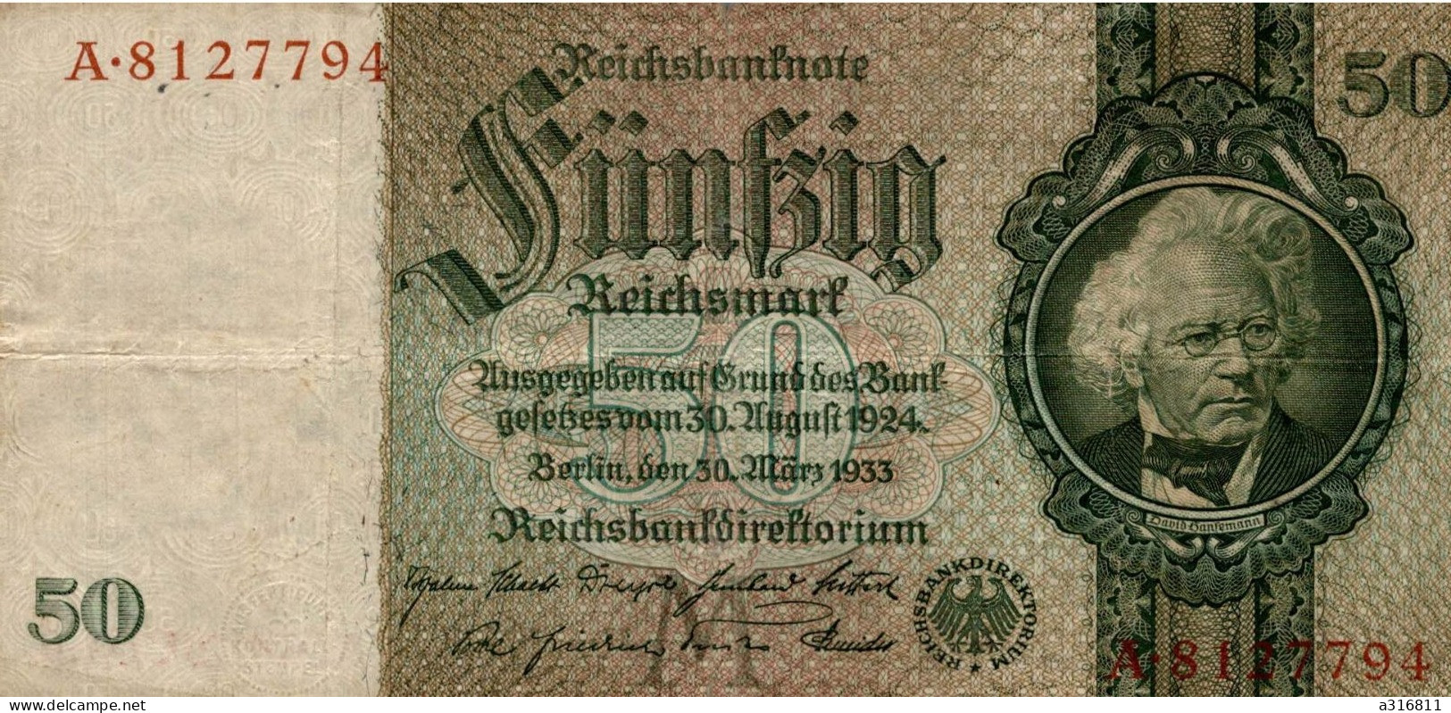 ALLEMAGNE - 20 Mark 1914 - 50 Mark