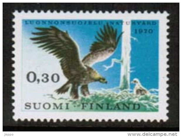 1970 Finland, Golden Eagle  MNH. - Aigles & Rapaces Diurnes