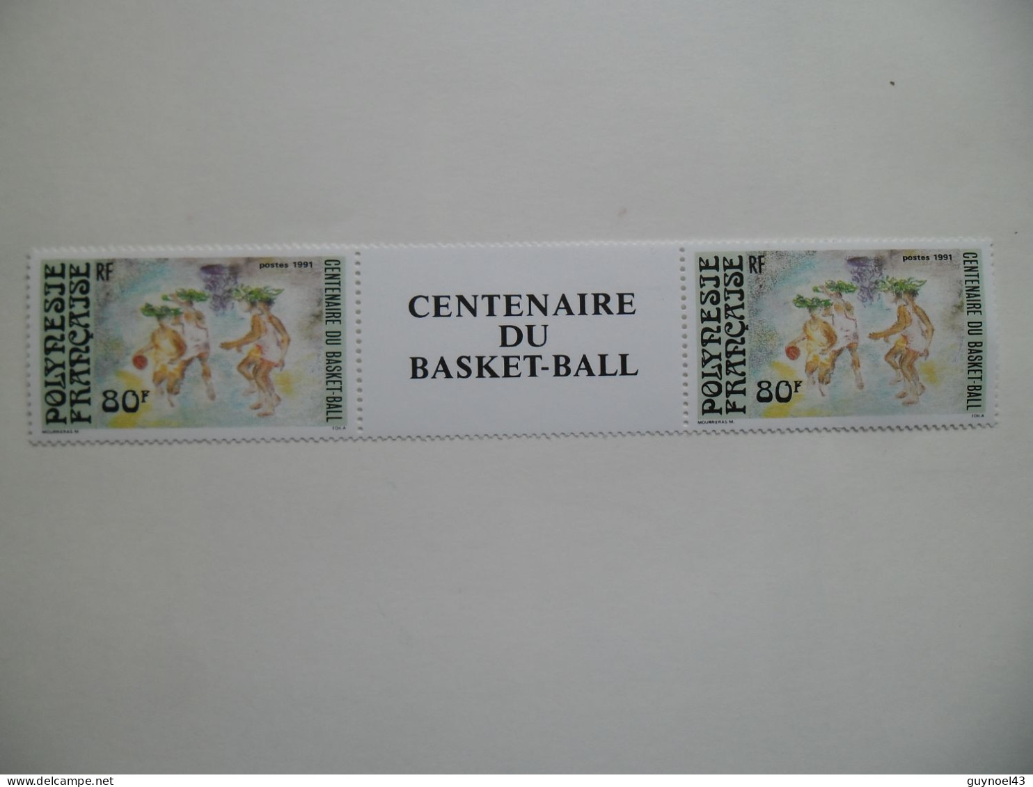 PF 1991 Y/T 382A  " Basket-Ball " Neuf*** Cote 6,50 - Neufs
