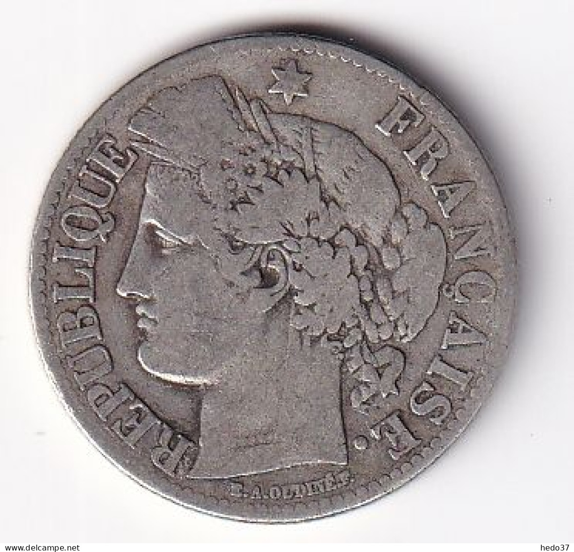 France 2 Francs Cérès 1871A - Argent - TB - 1870-1871 Gouvernement De La Défense Nationale