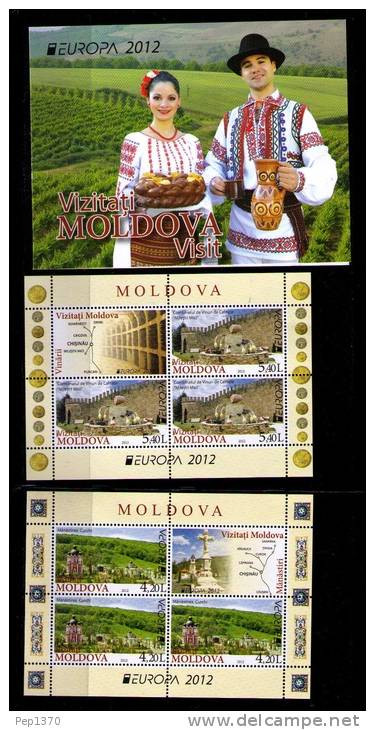 MOLDAVIA 2012 MOLDOVA - MOLDAVIE - CARNET CON 2 BLOCKS - 2012