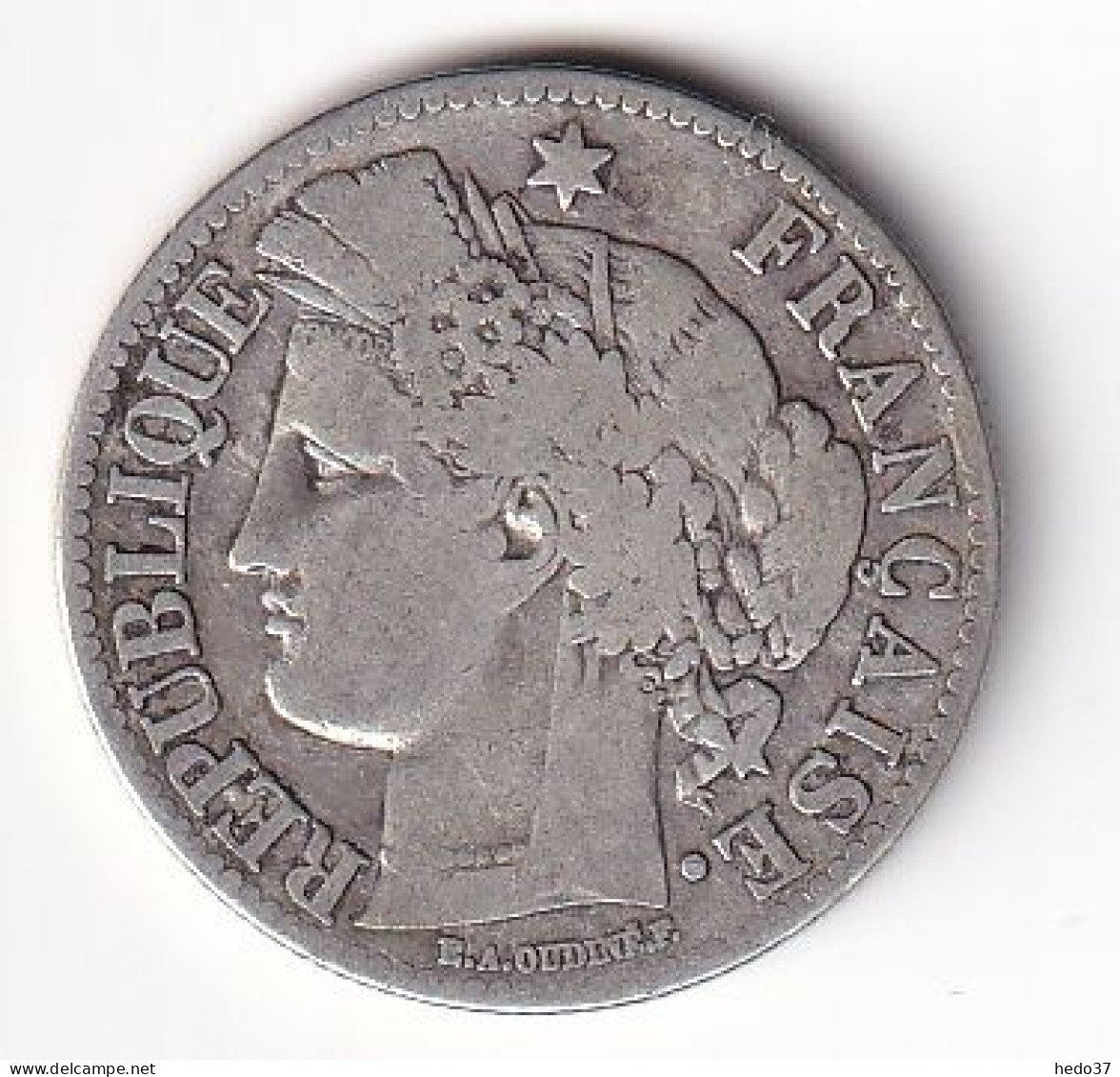 France 2 Francs Cérès 1871A - Argent - TB - 1870-1871 Gobierno De Defensa Nacional