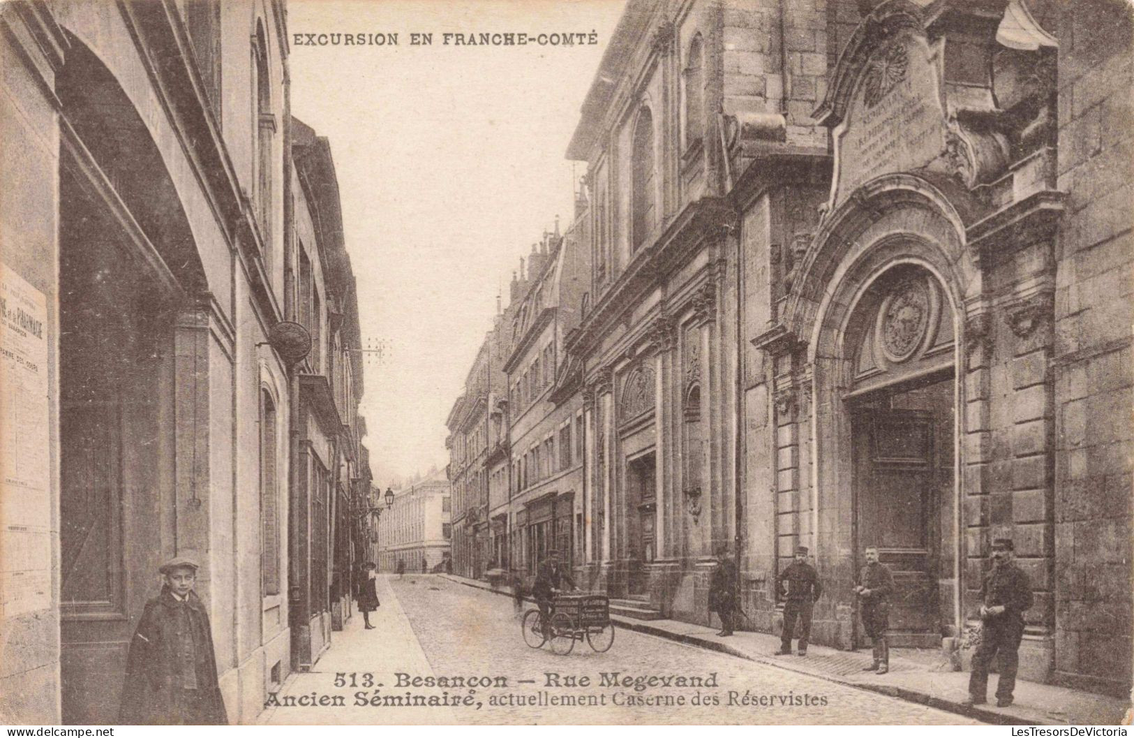 FRANCE - Besancon - Rue Megevand - Ancien Séminaire - Carte Postale Ancienne - Besancon