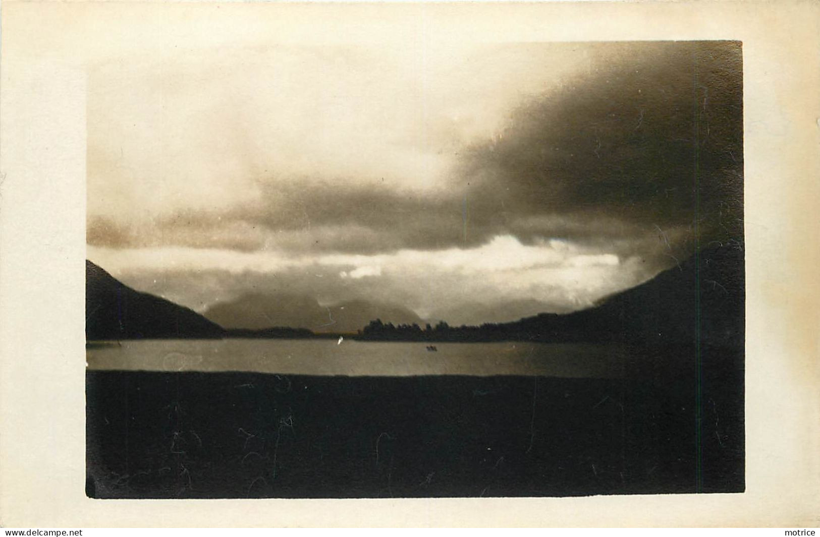 ECOSSE - Loch Leven, Effet De Soleil, Carte Photo Vers 1900. - Kinross-shire