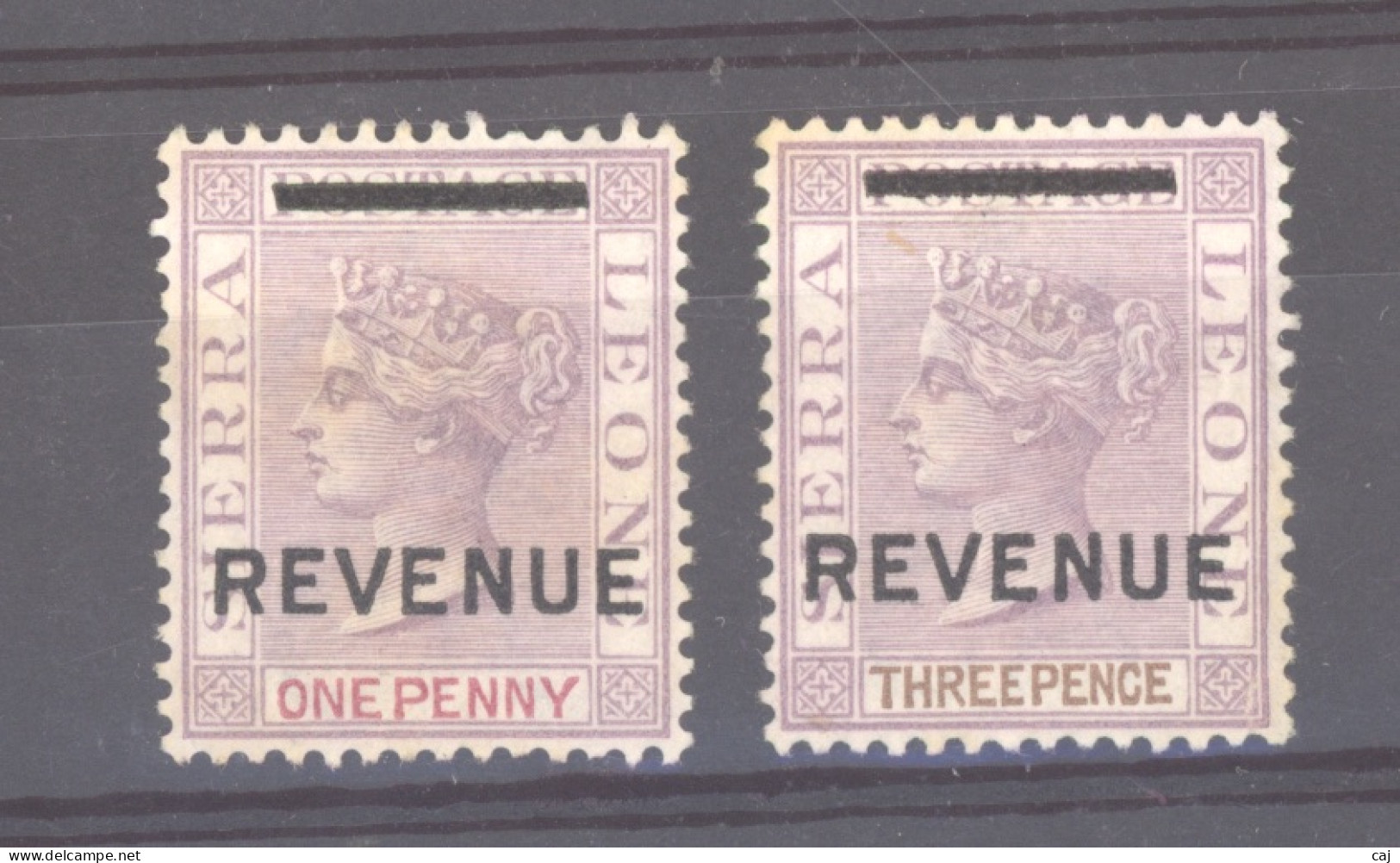 Sierra Leone  -  Fiscaux  :  Sur N° 32 Et 36  (*) - Sierra Leone (...-1960)