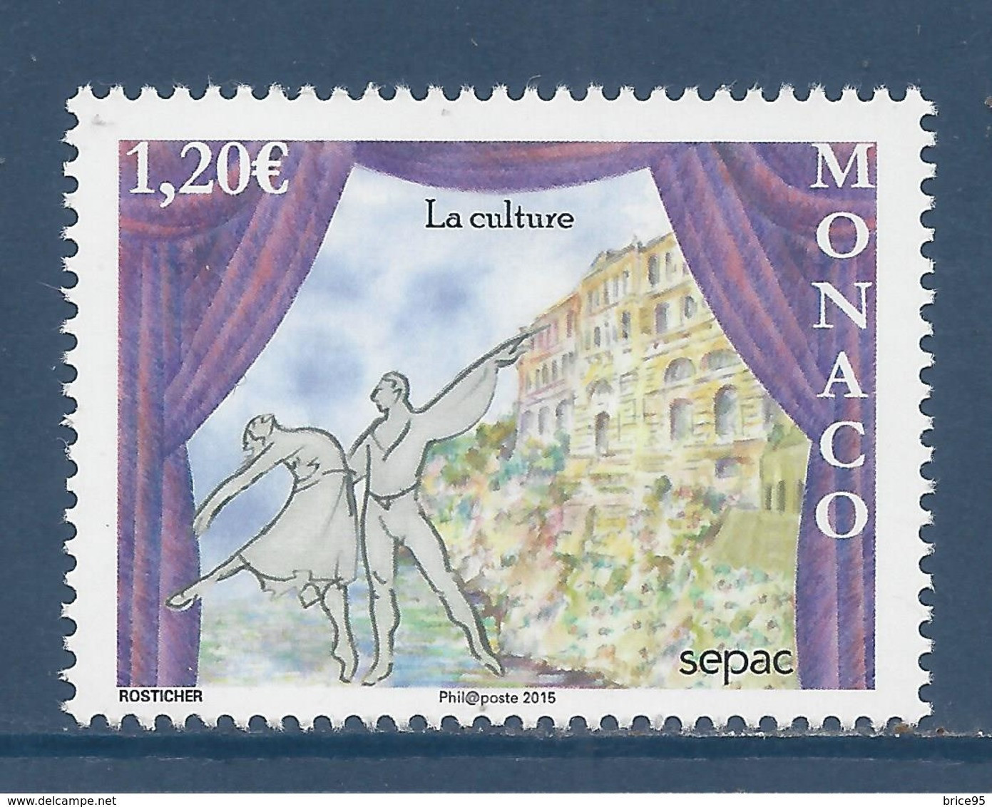 Monaco - YT N° 2985 ** - Neuf Sans Charnière - 2015 - Unused Stamps