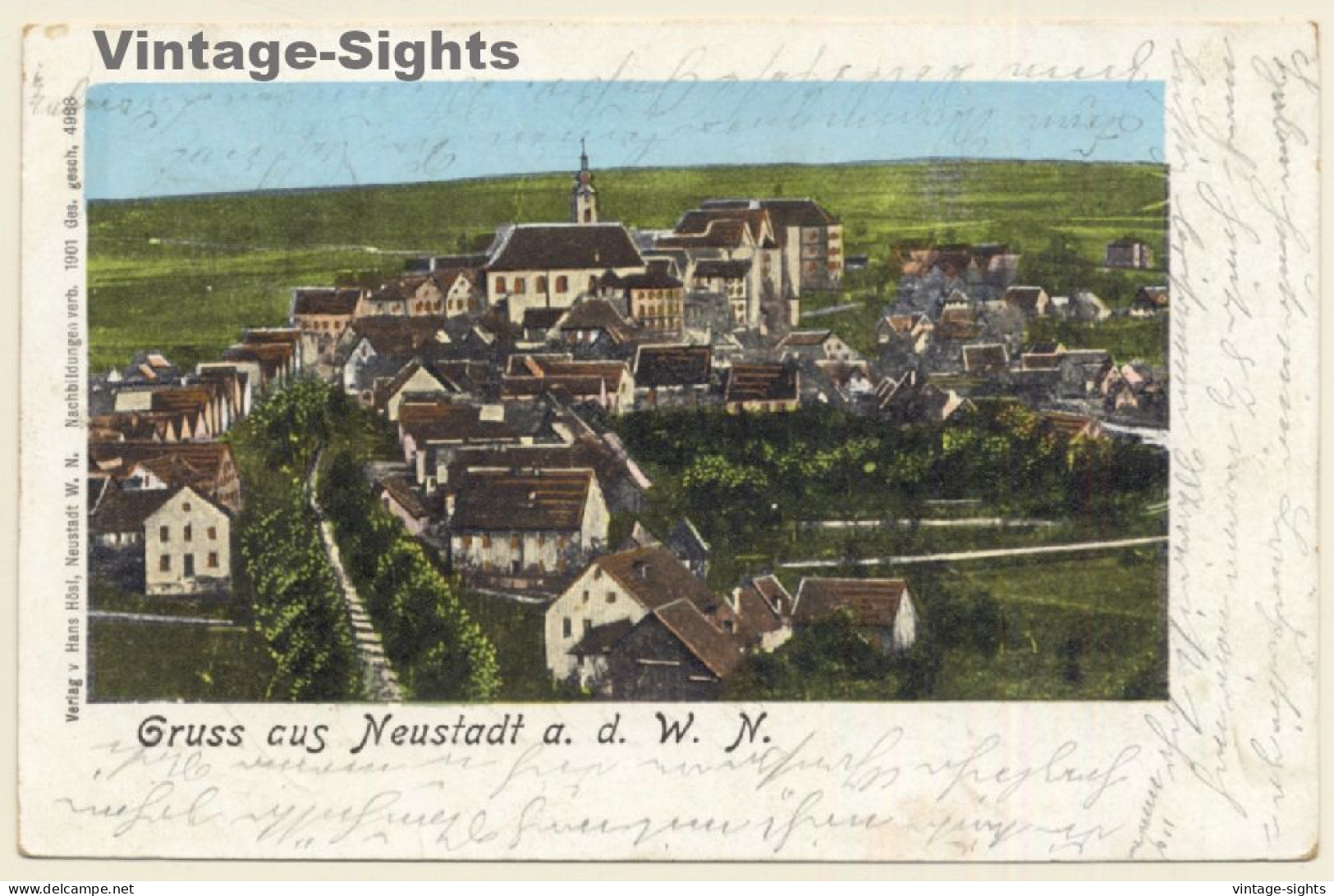 Neustadt An Der Waldnaab: Total View (Vintage PC 1902) - Neustadt Waldnaab