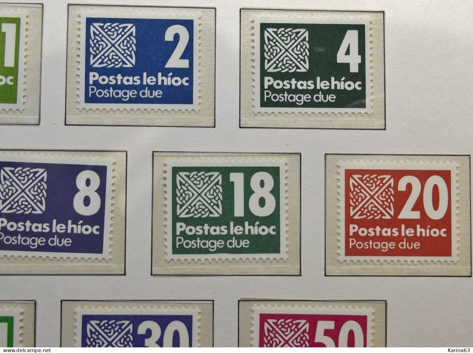 Ireland - Irelande - Eire 1980 - 85 - Y&T  N° ( 10 Val.) - Postage Due - MNH - Postfris - Portomarken