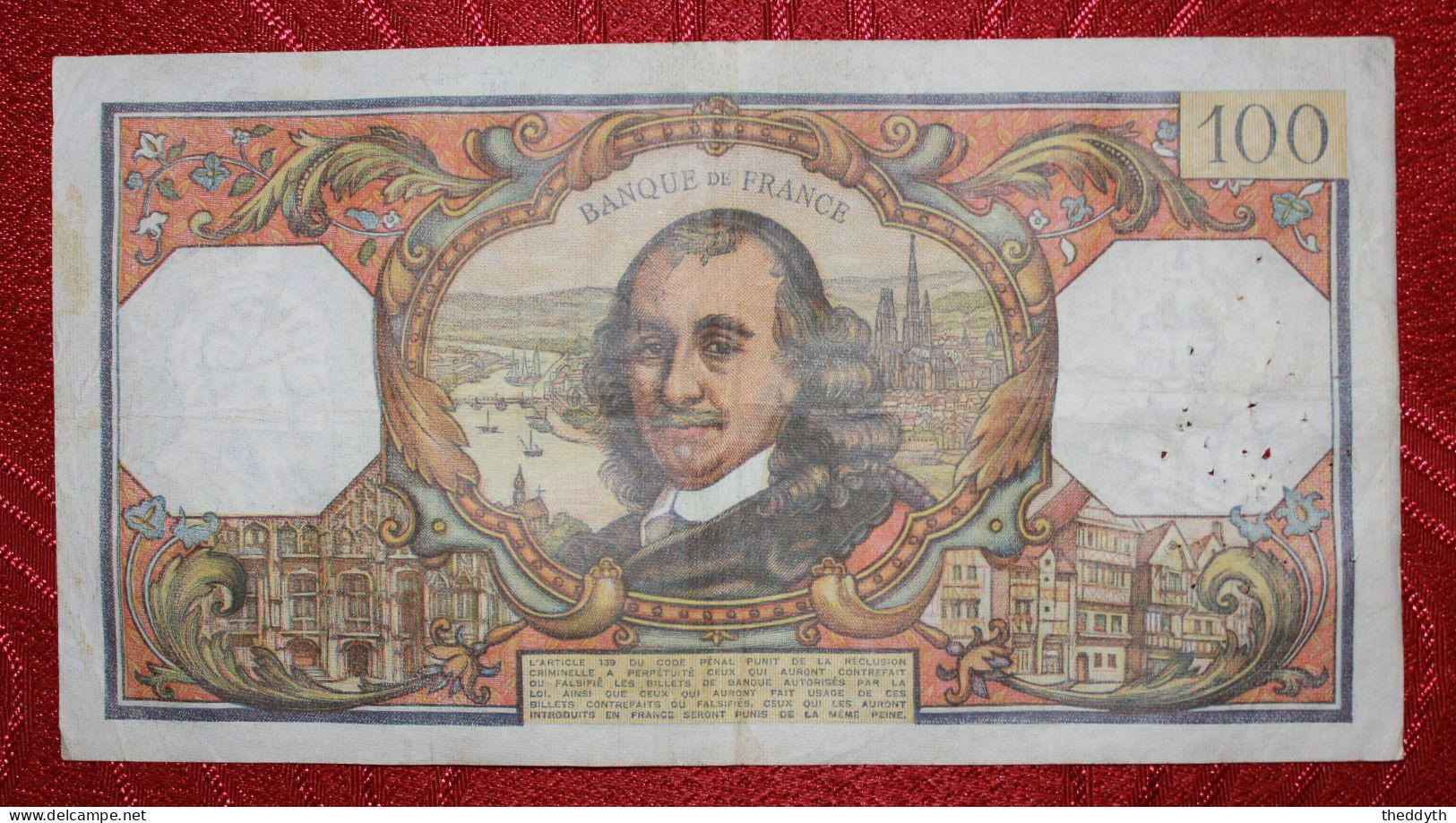 Billet 100 Francs Corneille 1965 / T.117-68109 / TTB - 100 F 1964-1979 ''Corneille''