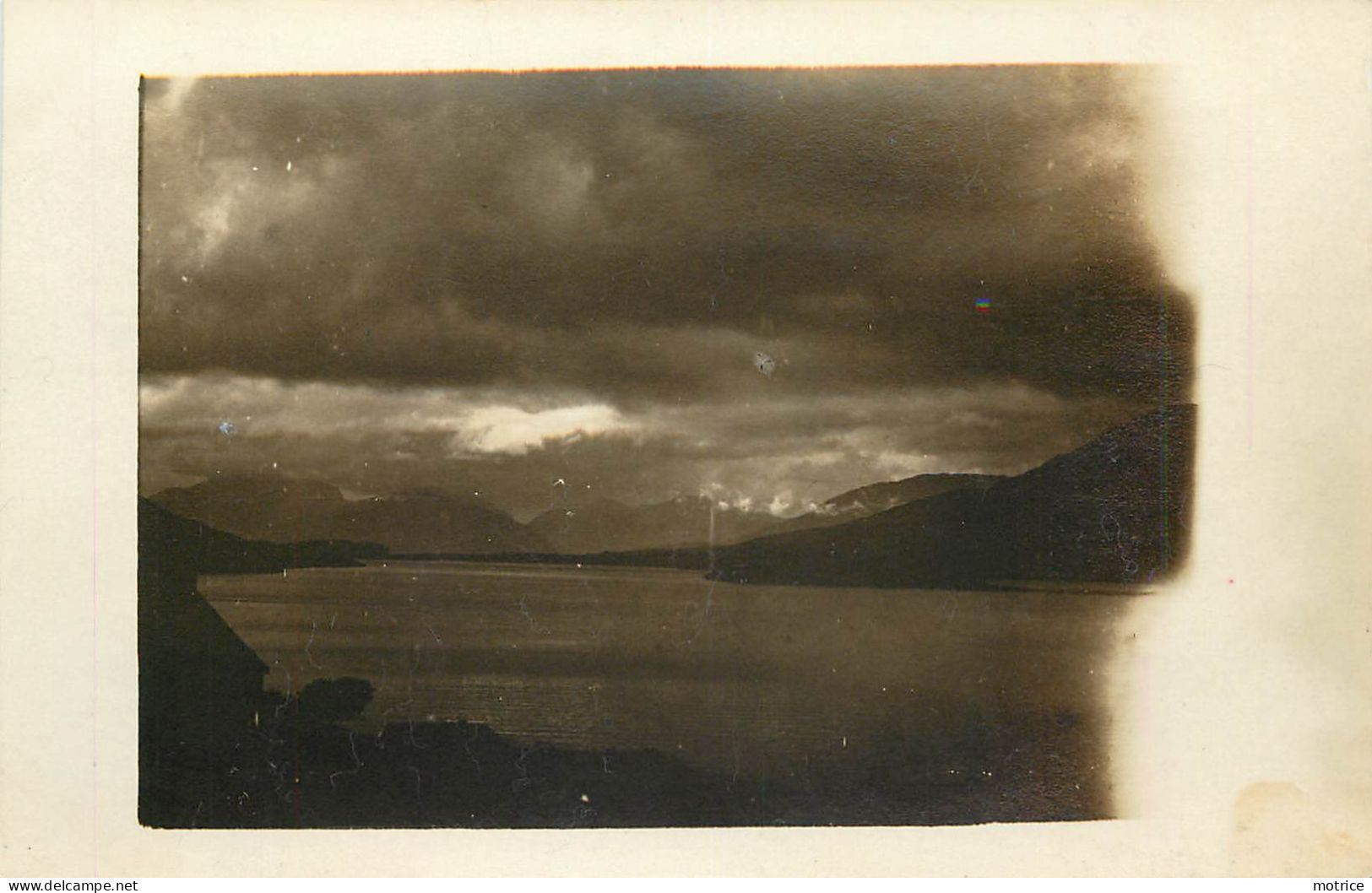 ECOSSE -  L'orage Sur Le Loch Ness, Carte Photo Vers 1900. - Inverness-shire