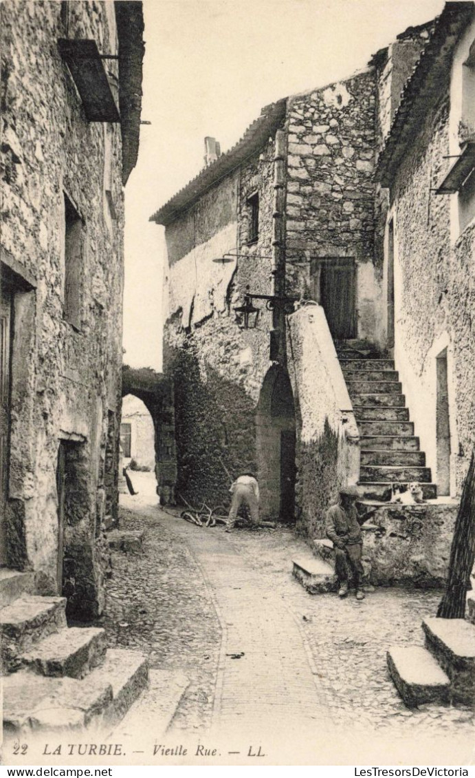 FRANCE - La Turbie - Vieille Rue - Carte Postale Ancienne - La Turbie