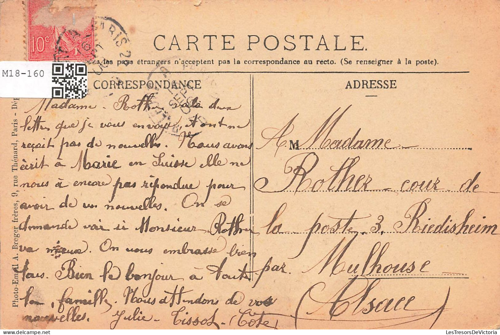 FRANCE - Ronchamp - Les Ecoles - Carte Postale Ancienne - Altri & Non Classificati