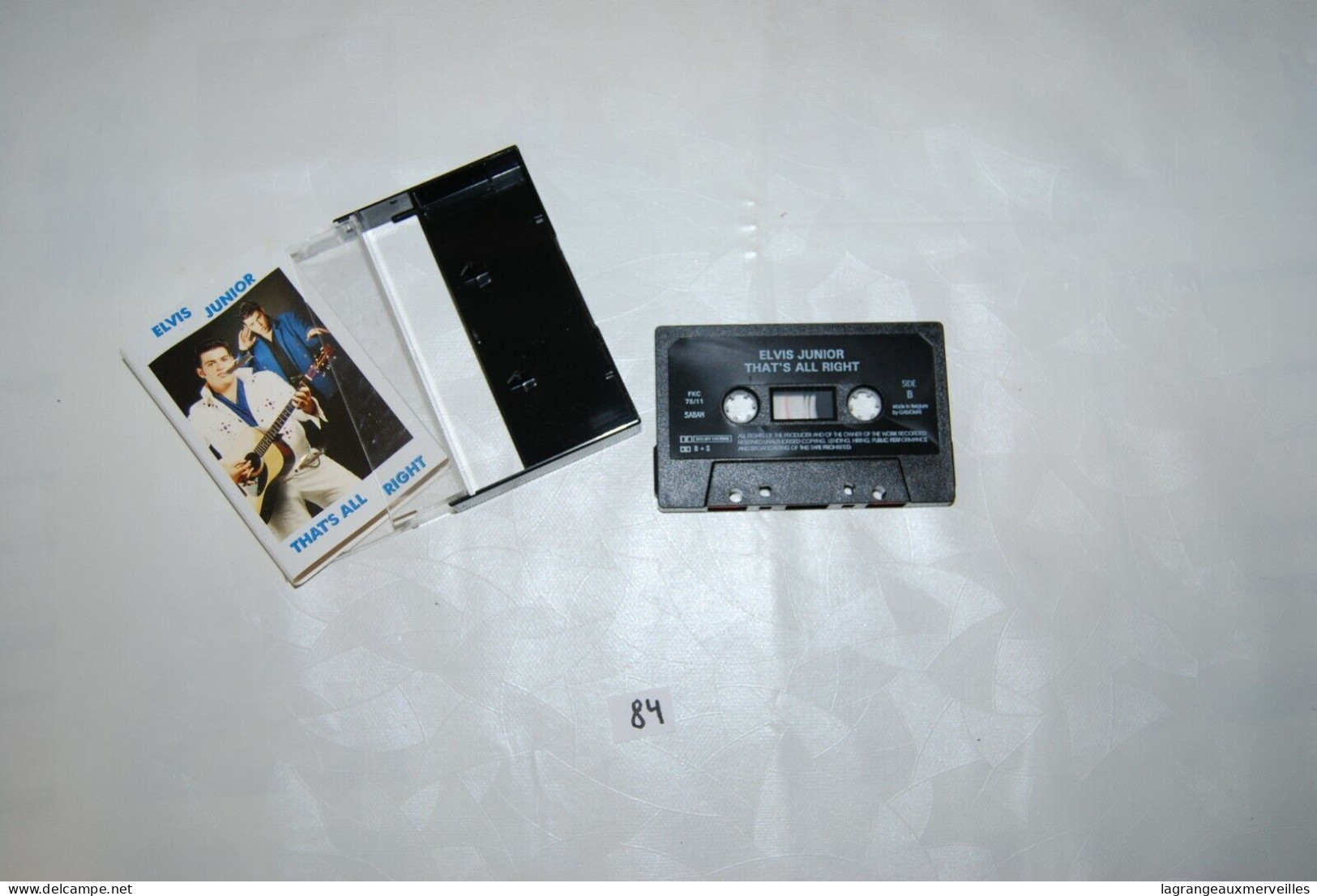 C84 K7 Cassette Audio - Elvis Junior Dédicacée - Cassette Beta