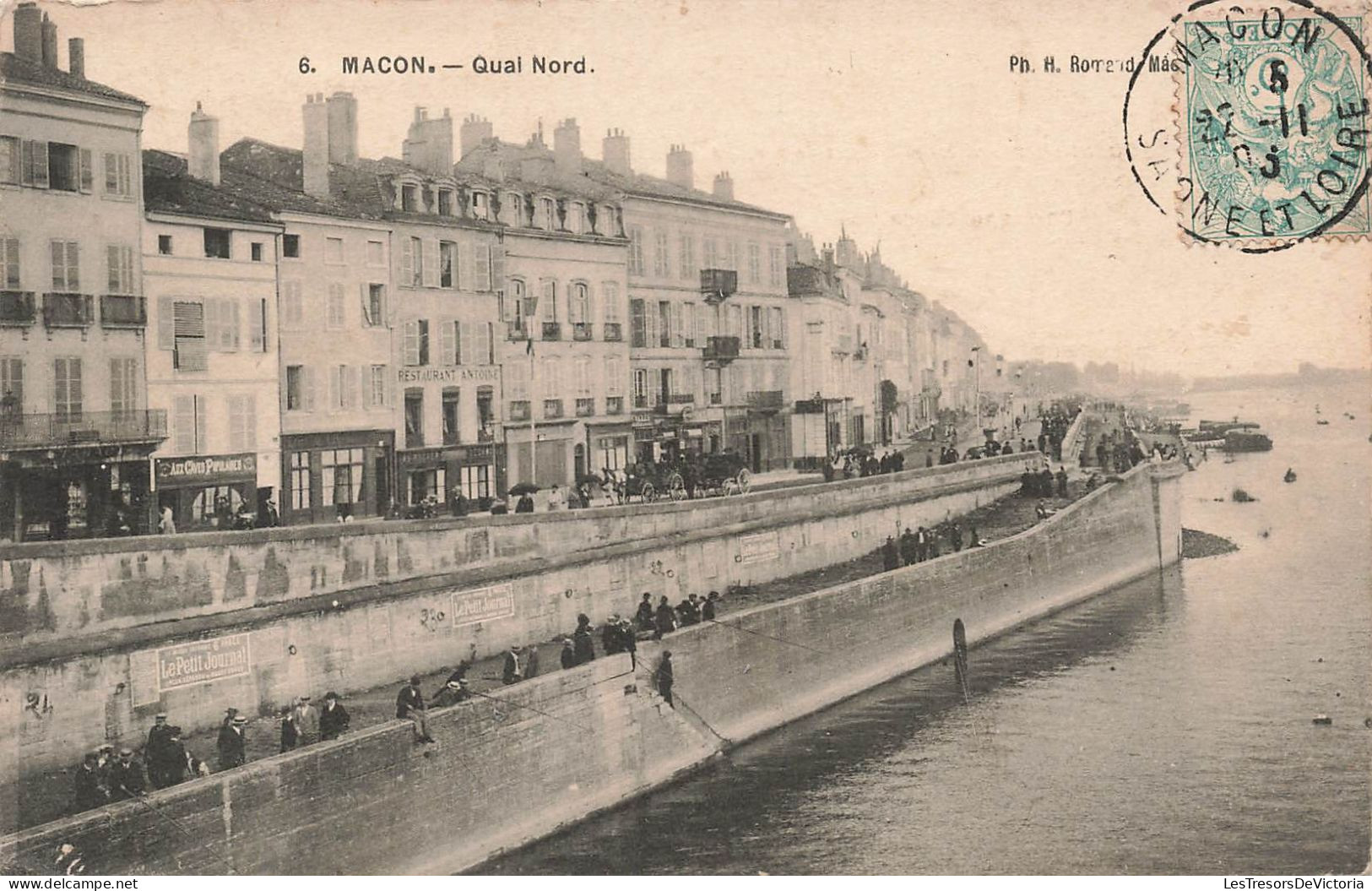 FRANCE - Macon - Quai Du Nord - Carte Postale Ancienne - Macon