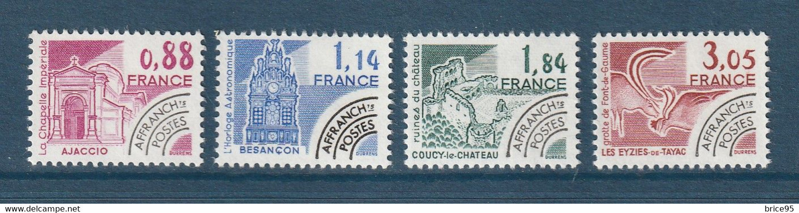 France - YT Préoblitéré Nº 170 à 173 ** - Neuf Sans Charnière - 1981 - 1953-1960
