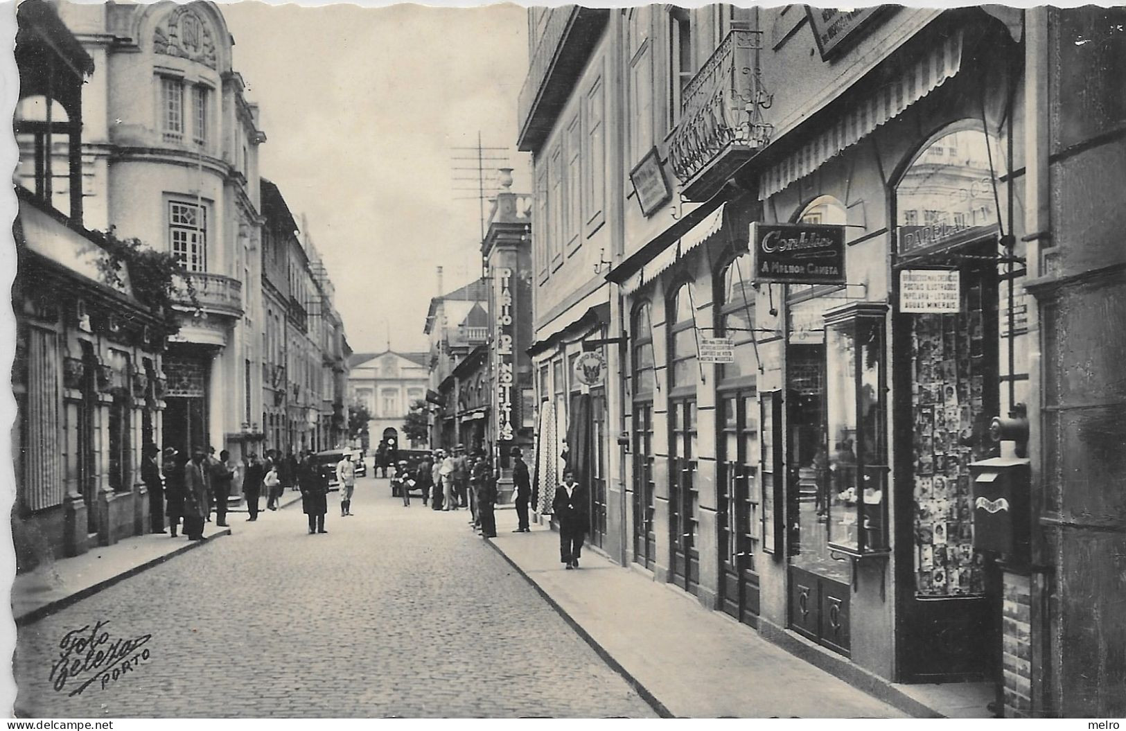 PORTUGAL - Viseu - Rua Formosa "Foto Beleza - Porto" (Postal Circulado Em 13/9/1946) - Viseu
