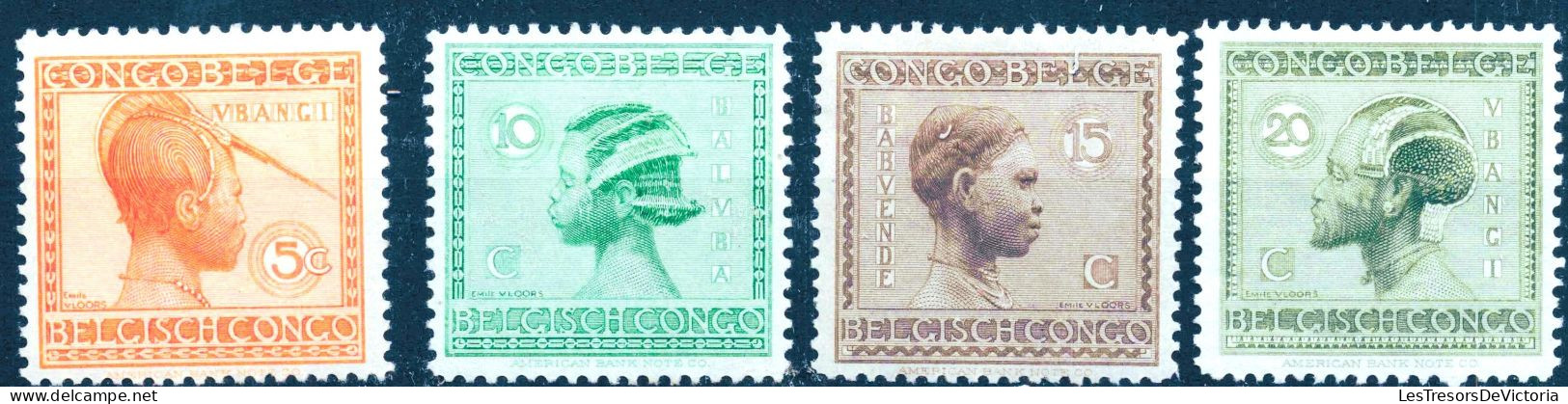 Timbres - Congo Belge - 1923 - COB 106/17* - Cote 60 - Ungebraucht