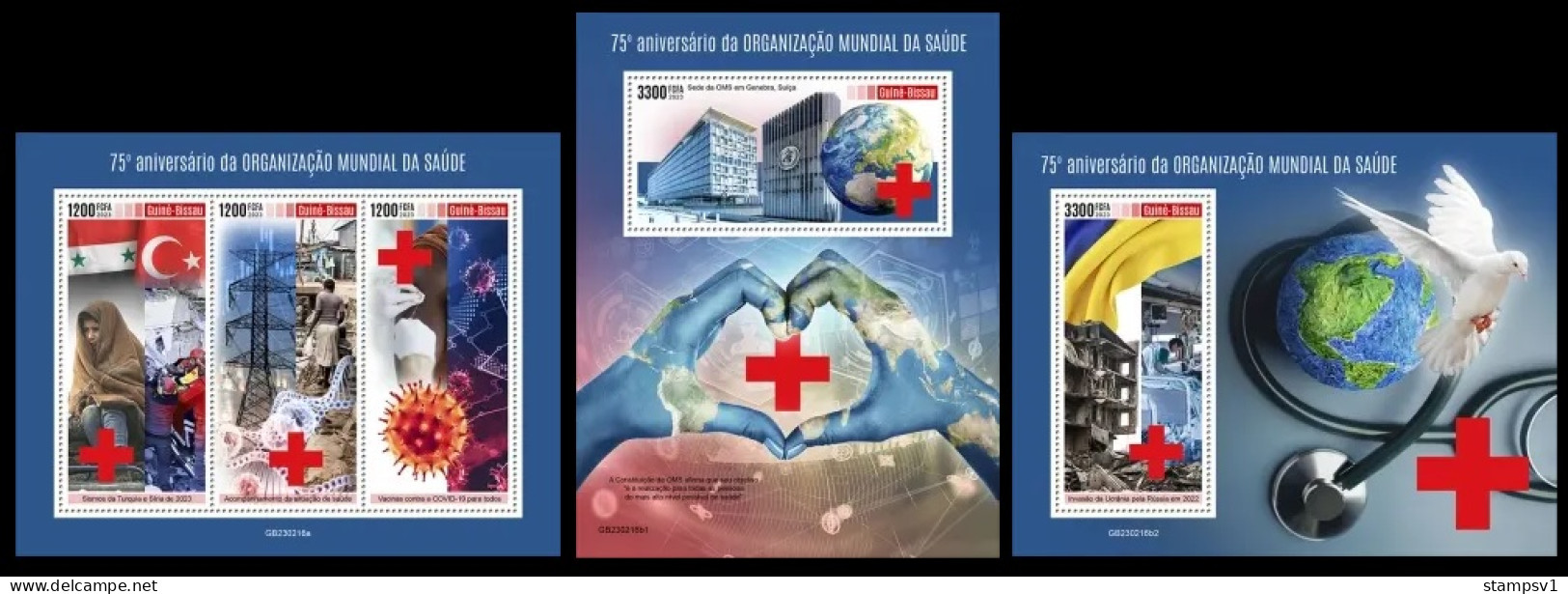 Guinea Bissau  2023 World Health Organization. (216) OFFICIAL ISSUE - OMS