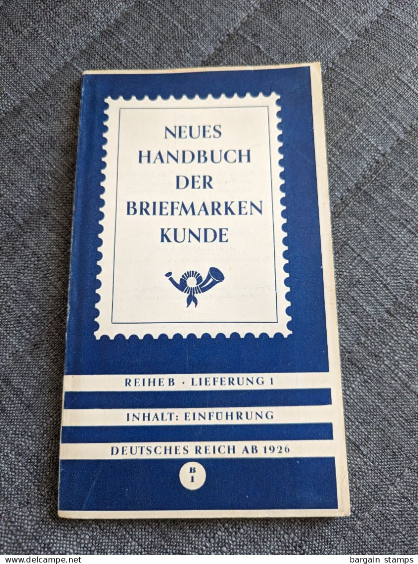 Neues Handbuch Der Briefmarken Kunde - 1952 - Handbücher