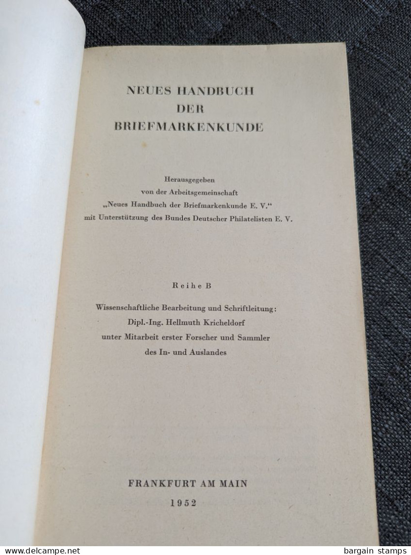 Neues Handbuch Der Briefmarken Kunde - 1952 - Manuales