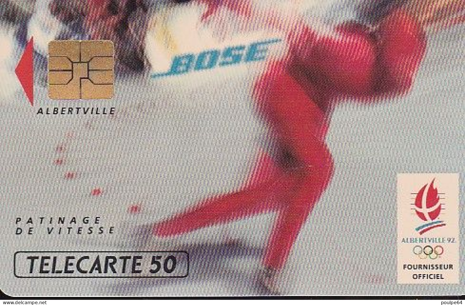 F217  12/1991 BOSE " Patinage De Vitesse " 50 SO3 - 1991