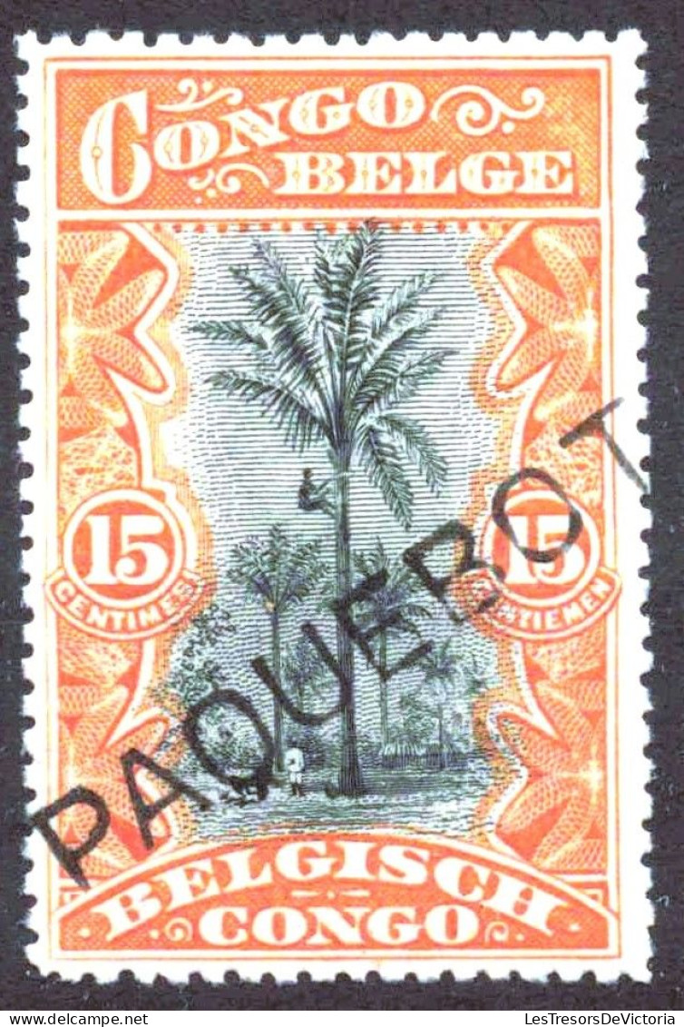 Timbres - Congo Belge - COB 54/63 - Annulé Griffe Paquebot - Abarten Und Kuriositäten