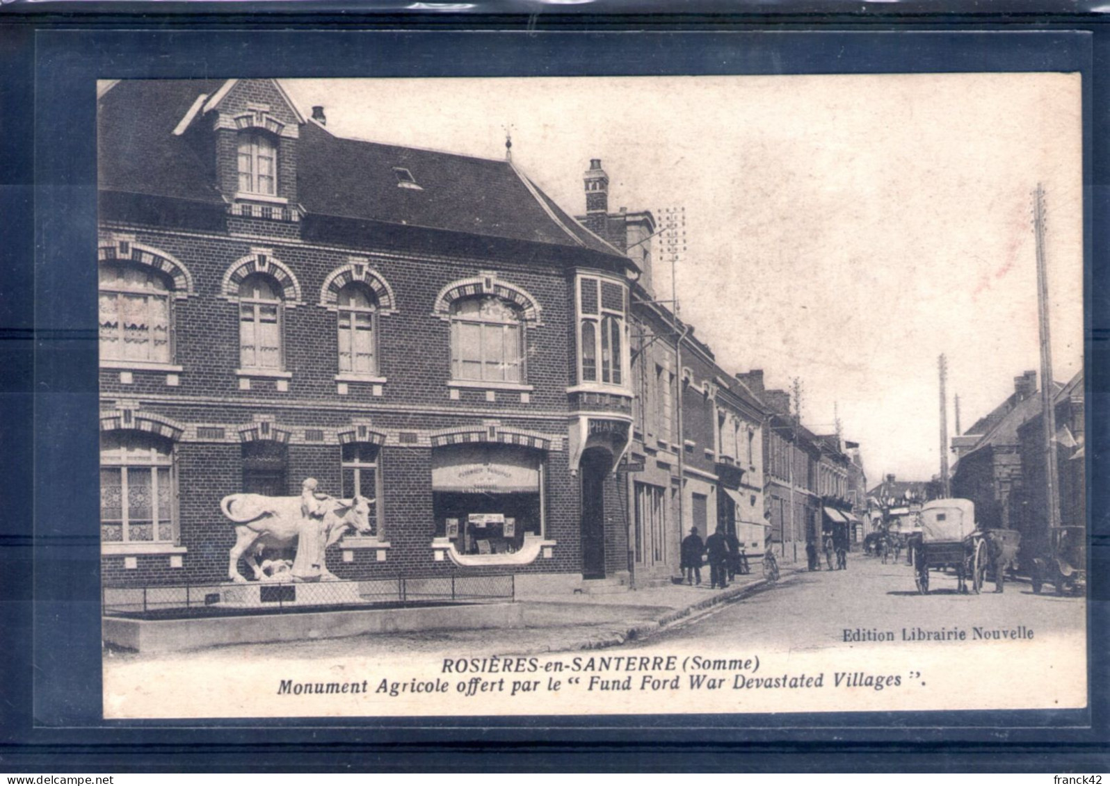 80. Rosieres En Santerre. Monument Agricole - Rosieres En Santerre