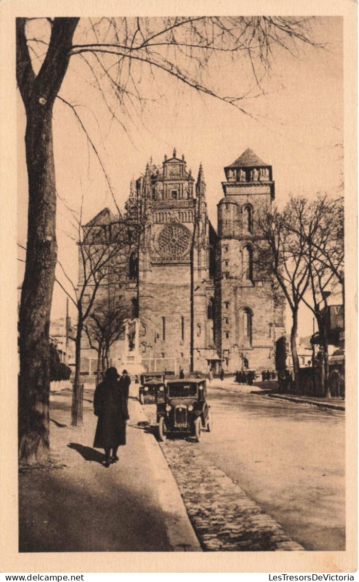 FRANCE - Rodez - Cathédrale - Façade Ouest - Carte Postale Ancienne - Rodez